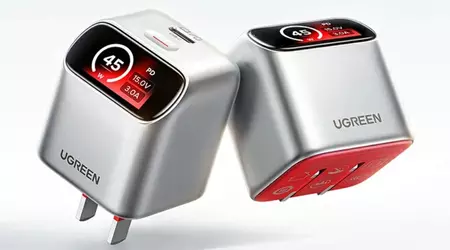 Ugreen lanza un cargador GaN de 45W con pantalla inclinada por solo 18 dólares... pero de momento solo en China