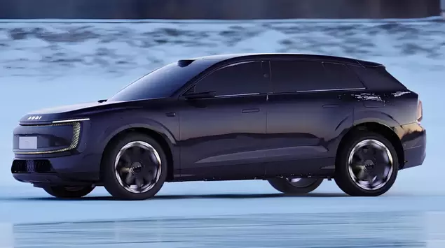 El gran crossover AUDI E7X fue ...