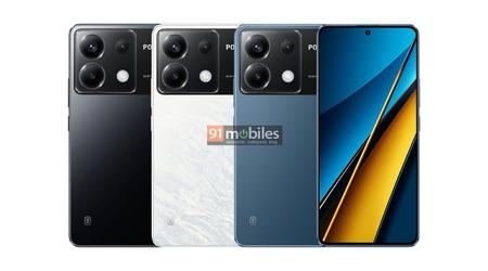 POCO X6 5G desvelado en un vídeo de preanuncio: dos colores, triple cámara, carga de 67 W y funda incluida