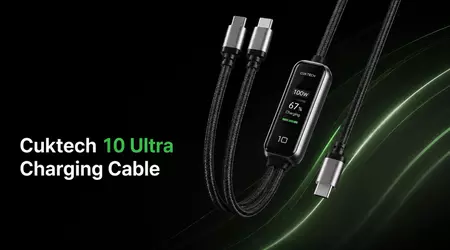Cuktech lanza un cable de carga con pantalla y soporte para Mi Home