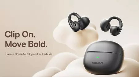 Alternativa a Huawei FreeClip: nuevos auriculares Baseus Bowie MC1 con Bluetooth 5.4