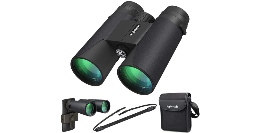 Kylietech UW-090 12x42 mejores prismáticos compactos para observación de aves