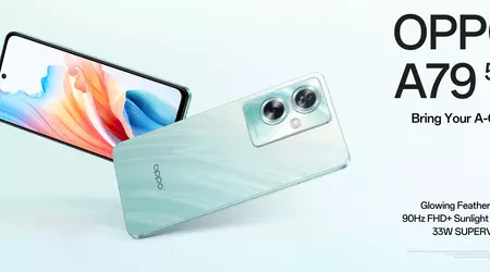 OPPO A79 5G: pantalla de 90 Hz, chip MediaTek Dimensity 6020, cámara de 50 MP y batería de 5.000 mAh con carga de 33 W.
