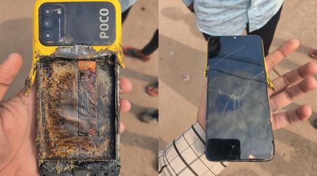 "Este es el peor servicio y prueba de calidad": otro teléfono inteligente de submarca de Xiaomi, el Poco M3, explotó