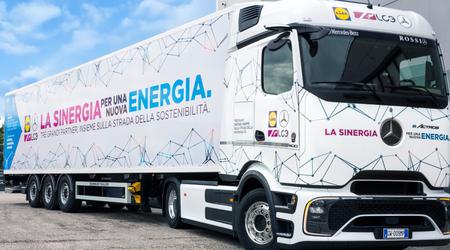La cadena de supermercados Lidl se ha convertido en el primer usuario del Mercedes-Benz eActros 600 eléctrico en Italia