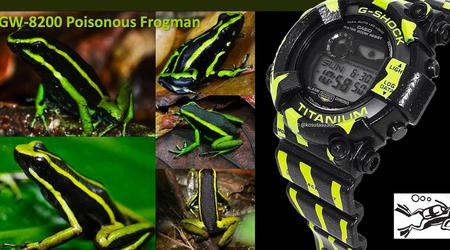 Se filtró el reloj Casio Frogman GW-8200TPF Poison Dart antes del anuncio oficial