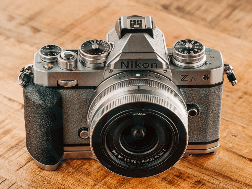 Nikon Z fc cámara efecto vintage