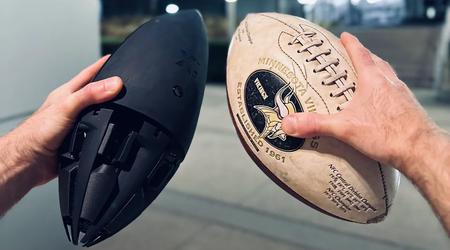 Una startup estadounidense presenta un dron de impacto que puede lanzarse lanzando un balón de fútbol