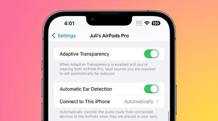Menuda vuelta de tuerca: la transparencia adaptativa de los AirPods Pro y AirPods Max en la beta de iOS 16.1 ha resultado ser un error