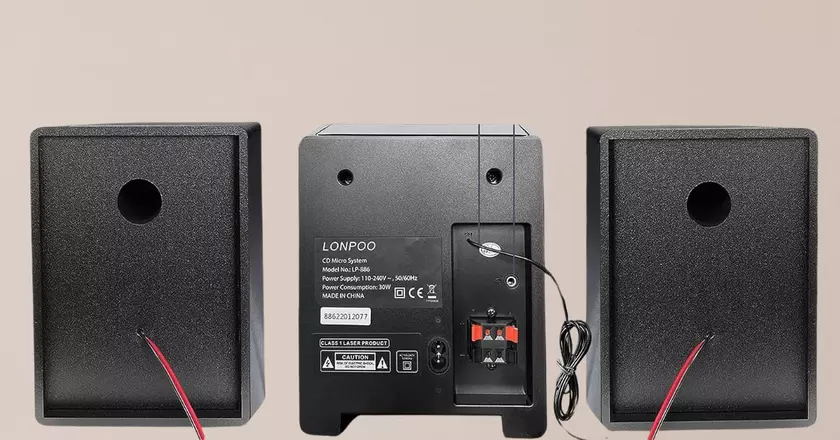 Sistema estéreo doméstico compacto LONPOO