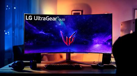 LG presentó un monitor OLED WQHD curvo de 45" con una tasa de imágenes de 800 Hz por 1700 dólares