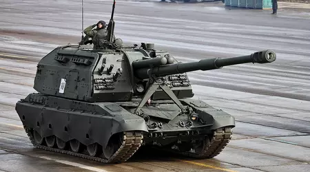 Las fuerzas de defensa destruyeron un obús autopropulsado ruso mejorado 2S19M2 Msta-SM2