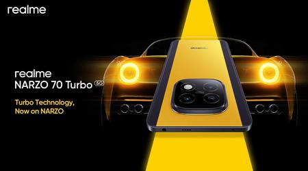 realme prepara el lanzamiento del smartphone económico NARZO 70 Turbo 5G