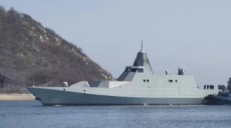 China prueba una misteriosa corbeta furtiva con 16 misiles a bordo