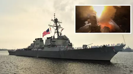 El destructor de clase Arleigh Burke USS Carney destruyó 15 drones y cuatro misiles de crucero en 9 horas en el Mar Rojo