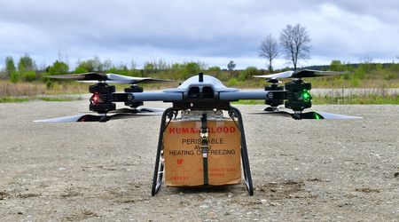 La idea de las Fuerzas Armadas de Ucrania: el ejército de EE. UU. está probando la entrega de sangre por drones