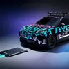 Prototipo de carga inalámbrica de Porsche en la exhibición