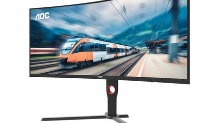 AOC CU34G3X: monitor 2K curvo de 34 pulgadas a 180 Hz por 411 dólares