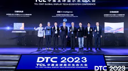 TCL presenta un panel OLED 4K en forma de cúpula con una frecuencia de refresco de 120 Hz y una pantalla 8K 2D/3D