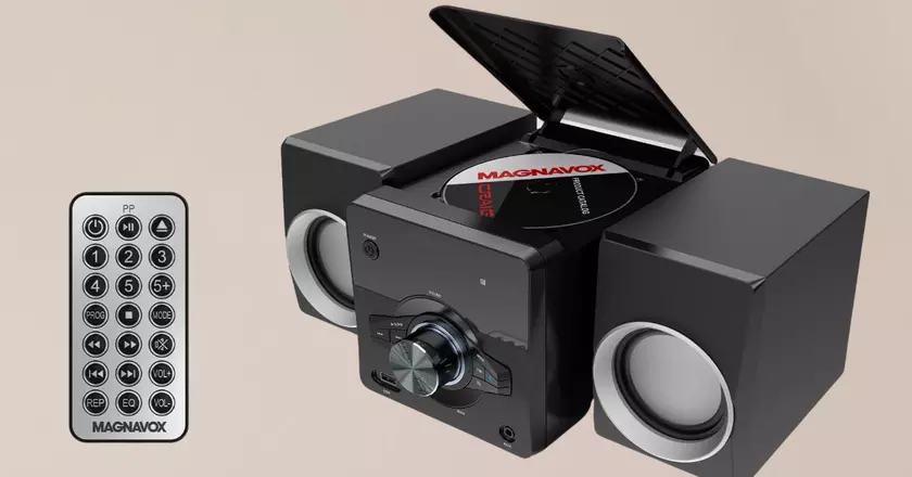 Magnavox MM442 pequeño sistema estéreo doméstico