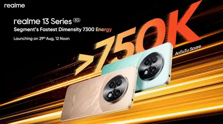 El realme 13 y el realme 13+ llevarán el chip MediaTek Dimensity 7300 Energy y debutarán el 29 de agosto