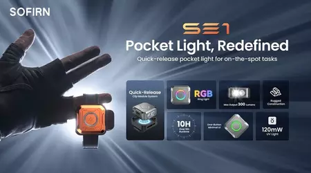 SOFIRN SE1: una pequeña linterna de aluminio con clip magnético y anillo RGB por menos de 15 dólares