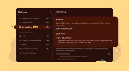DuckDuckGo bloquea ahora los anuncios de vídeo en YouTube desde su navegador