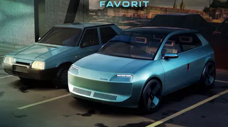 Los diseñadores de Skoda han reinterpretado el modelo Favorit de finales de los años 80 en un estilo moderno
