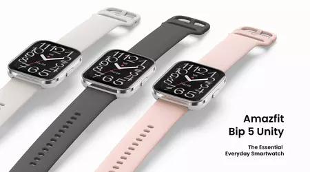 Amazfit Bip 5 Unity: pantalla LCD de 1,91", cuerpo de acero inoxidable con clasificación IP68 y compatibilidad con más de 120 modos por 59 $.