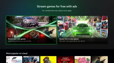 Xbox prueba el streaming en la nube gratis: una hora de juego a cambio de dos minutos de publicidad