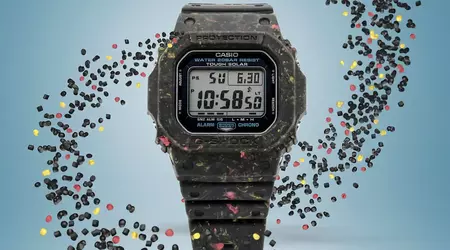 Casio presenta el G-5600BG-1: un reloj fabricado con residuos reciclados por 199 dólares