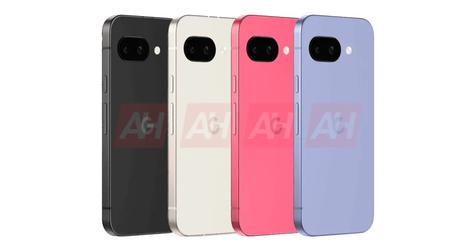 Los últimos renders del Google Pixel 9a muestran su diseño en todos los colores