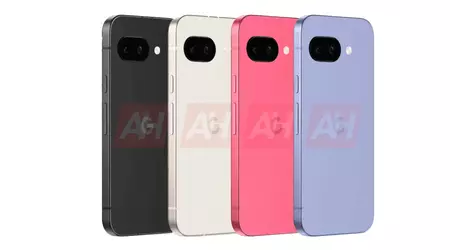 Los últimos renders del Google Pixel 9a muestran su diseño en todos los colores