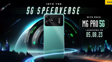 Oficial: POCO M6 Pro 5G con chip Snapdragon 4 Gen 2 se presentará el 5 de agosto