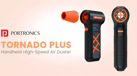 Portronics Tornado Plus: un soplador eléctrico de 130.000 rpm para limpiar tu PC sin cartuchos de aire