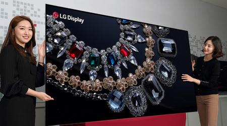LG mostró la primera pantalla OLED 8K del mundo