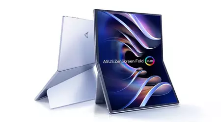 CES 2024: ASUS presentó el monitor ZenScreen Fold OLED MQ17QH con una pantalla OLED flexible de 17,3 pulgadas