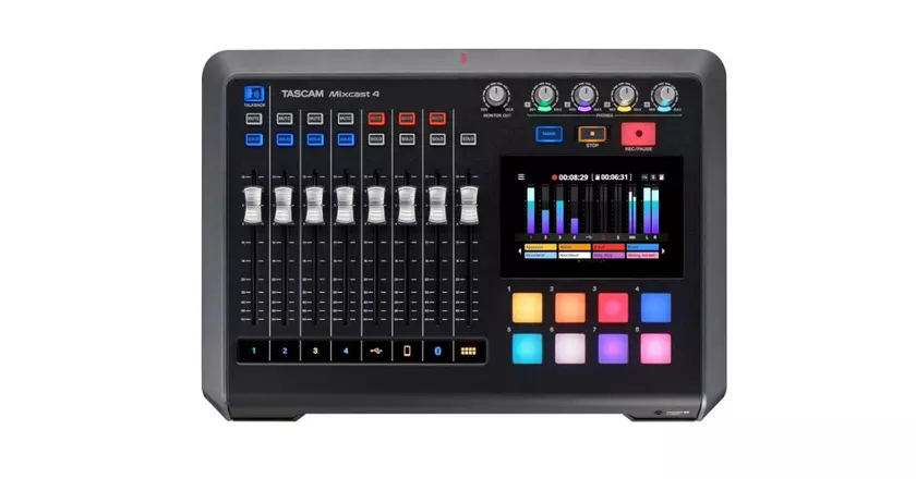 Mezclador de podcasts Tascam Mixcast 4