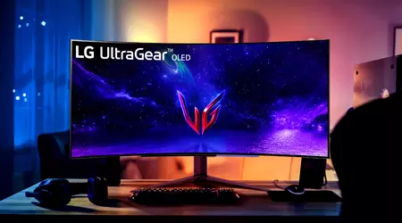 LG presentó un monitor OLED WQHD curvo de 45" con una tasa de imágenes de 800 Hz por 1700 dólares