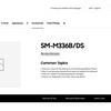 Samsung Galaxy M36 5G en el sitio web de Samsung
