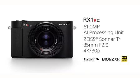 Sony ha presentado la cámara compacta RX1R III - una herramienta profesional en tu bolsillo por $5100