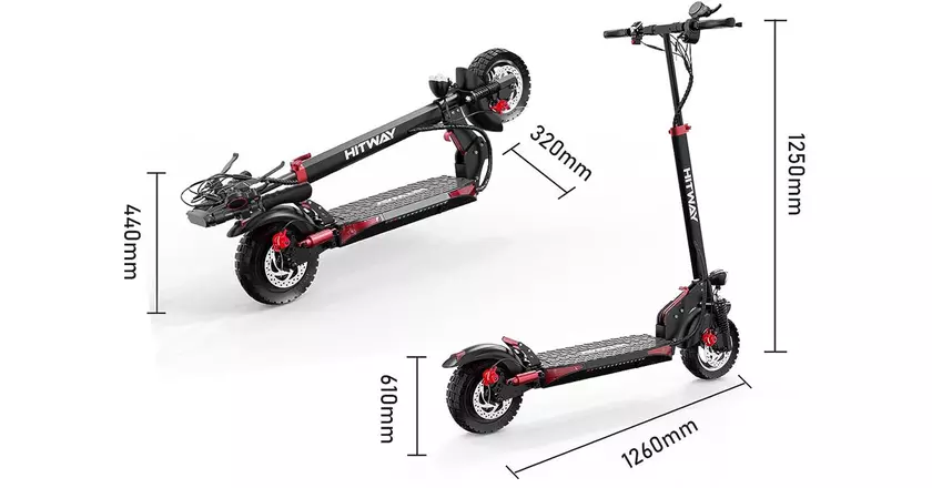 HITWAY H5 e-scooter para adultos