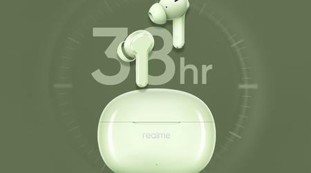 realme Buds T110 con protección IPX5 y hasta 38 horas de batería debutan fuera de China