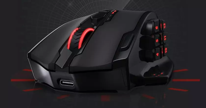 mejor ratón inalámbrico de juegos Redragon M913 Impact Elite