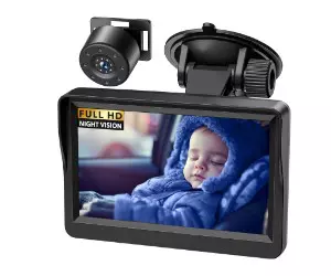 NewHail Cámara para coche de bebé