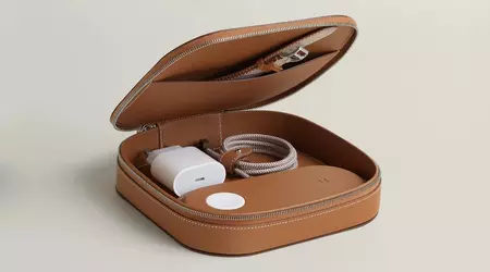 Hermès revela un bolso de cuero de lujo de $5150 para accesorios de carga MagSafe de Apple