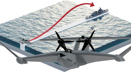 Solid AERO de Turquía ha presentado Talay, un UAV que vuela a 3 m sobre el agua, carga hasta 30 kg de carga y evita radar costero