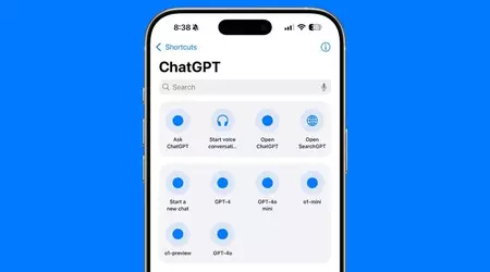 OpenAI añade la opción SearchGPT a la aplicación Atajos de Apple