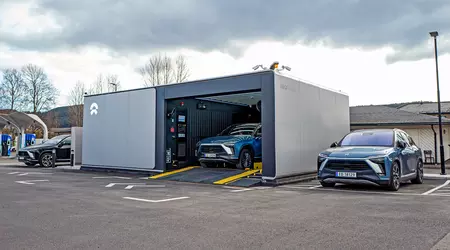 NIO y Shell ponen en marcha la primera estación europea de sustitución de baterías para coches eléctricos