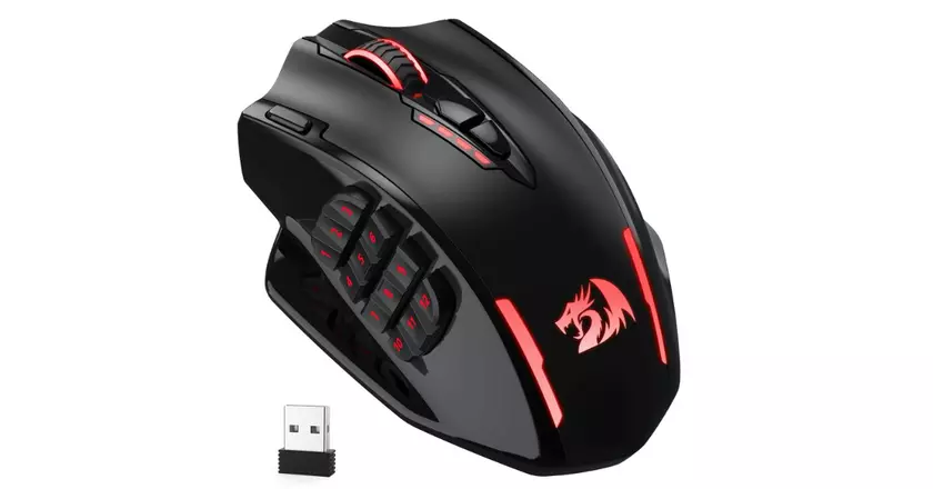 los mejores ratones inalámbricos de juegos Redragon M913 Impact Elite